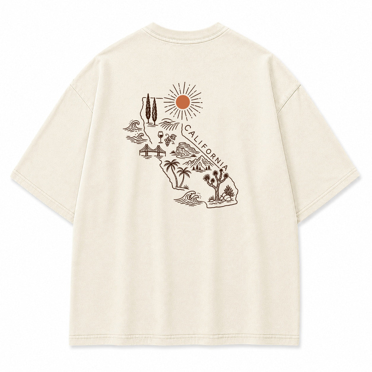 California State Outline Graphic T-Shirt