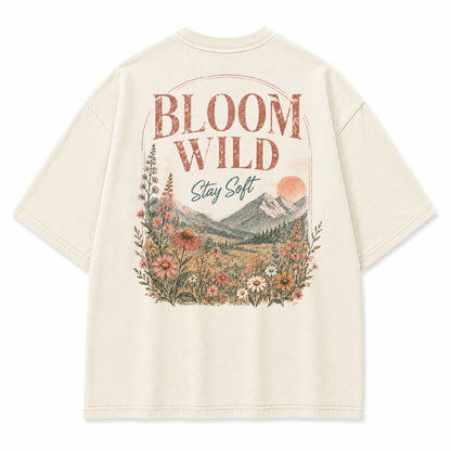 Wild Blossom Mountain Meadow Graphic T-Shirt