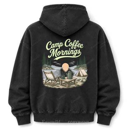 Lakeside Coffee Camp Washed Graphic Hoodie