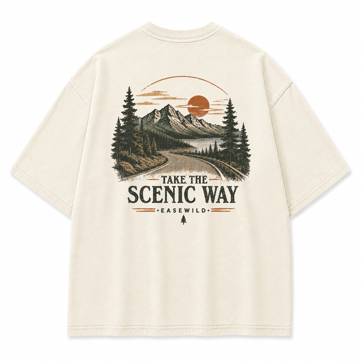 Scenic Ridge Journey Graphic T-Shirt