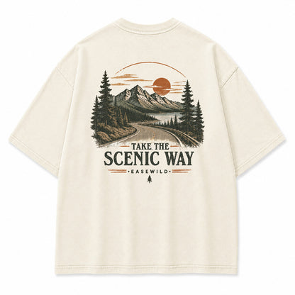 Scenic Ridge Journey Graphic T-Shirt