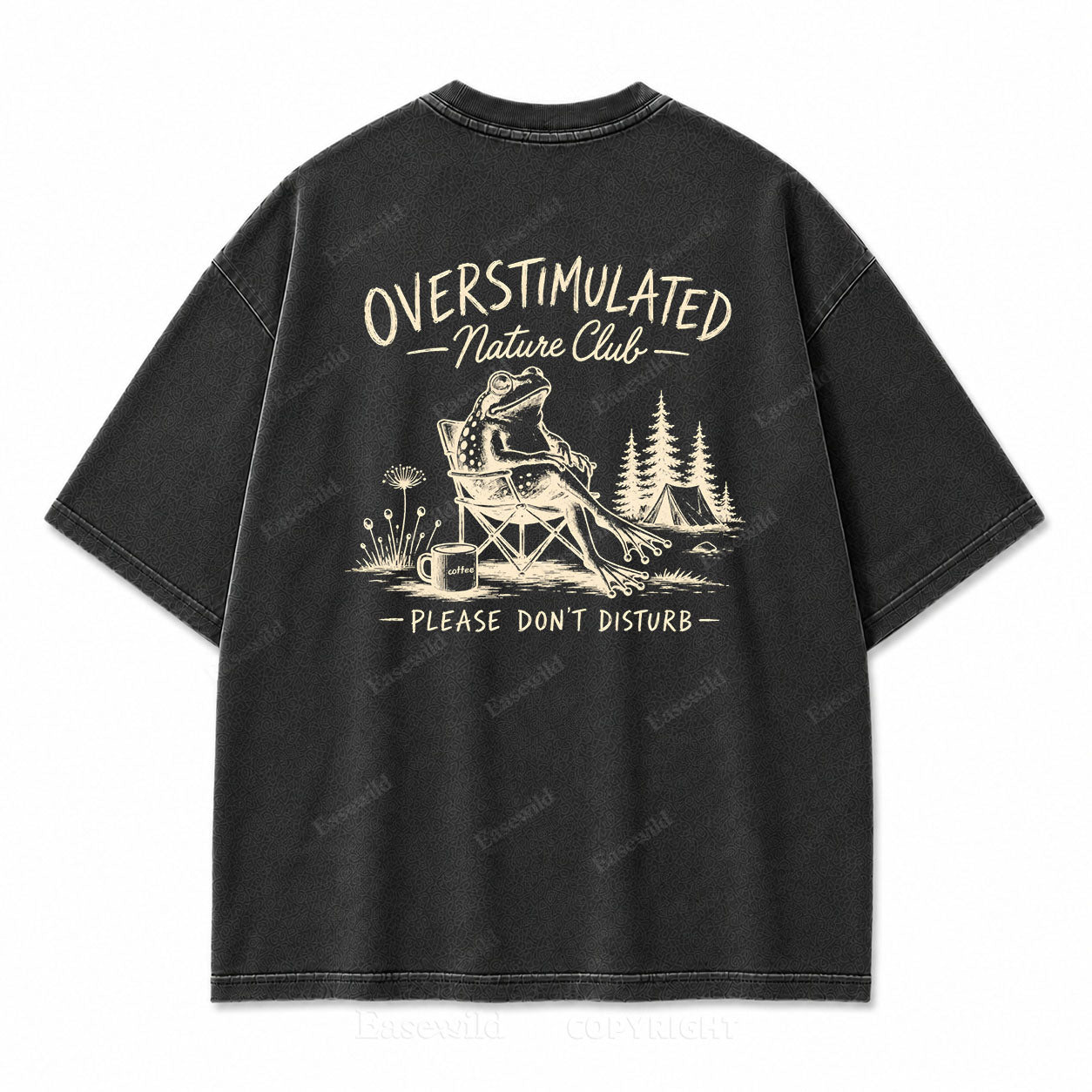 Overstimulated Nature Club Washed Print Tee