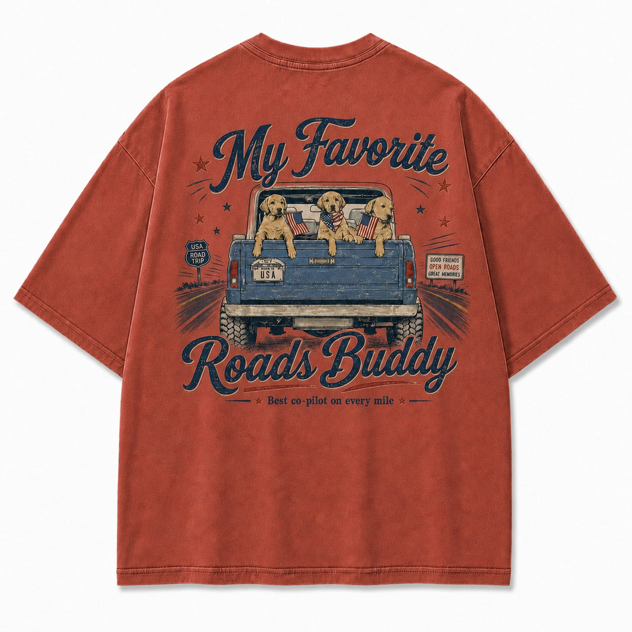 Favorite Road Buddy Graphic Tee