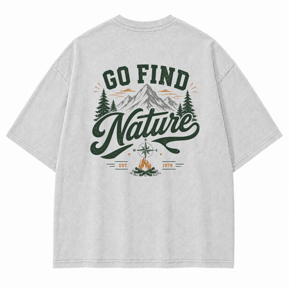 Go Find Nature Graphic T-Shirt
