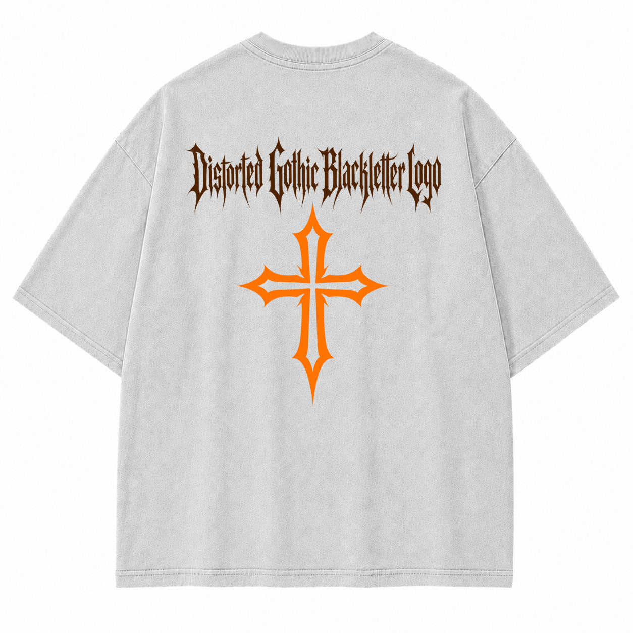 Gothic Cross Blackletter Graphic T-Shirt