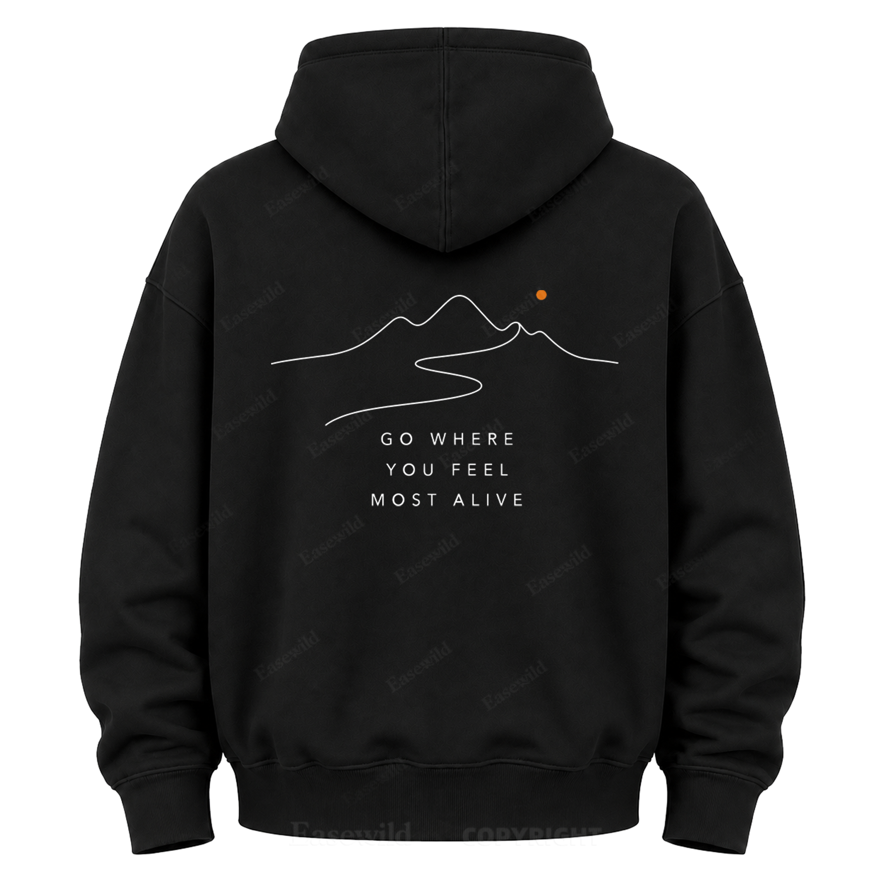 Go Where You Feel Fully Alive Graphic Hoodie