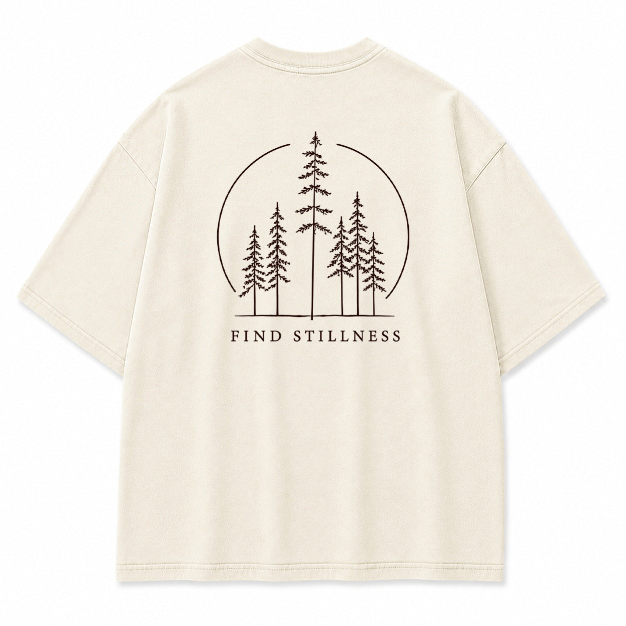 Find Stillness Pine Forest Graphic T-Shirt