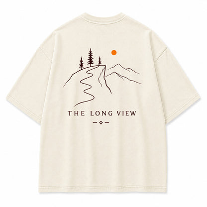 The Long View Mountain Trail Graphic T-Shirt