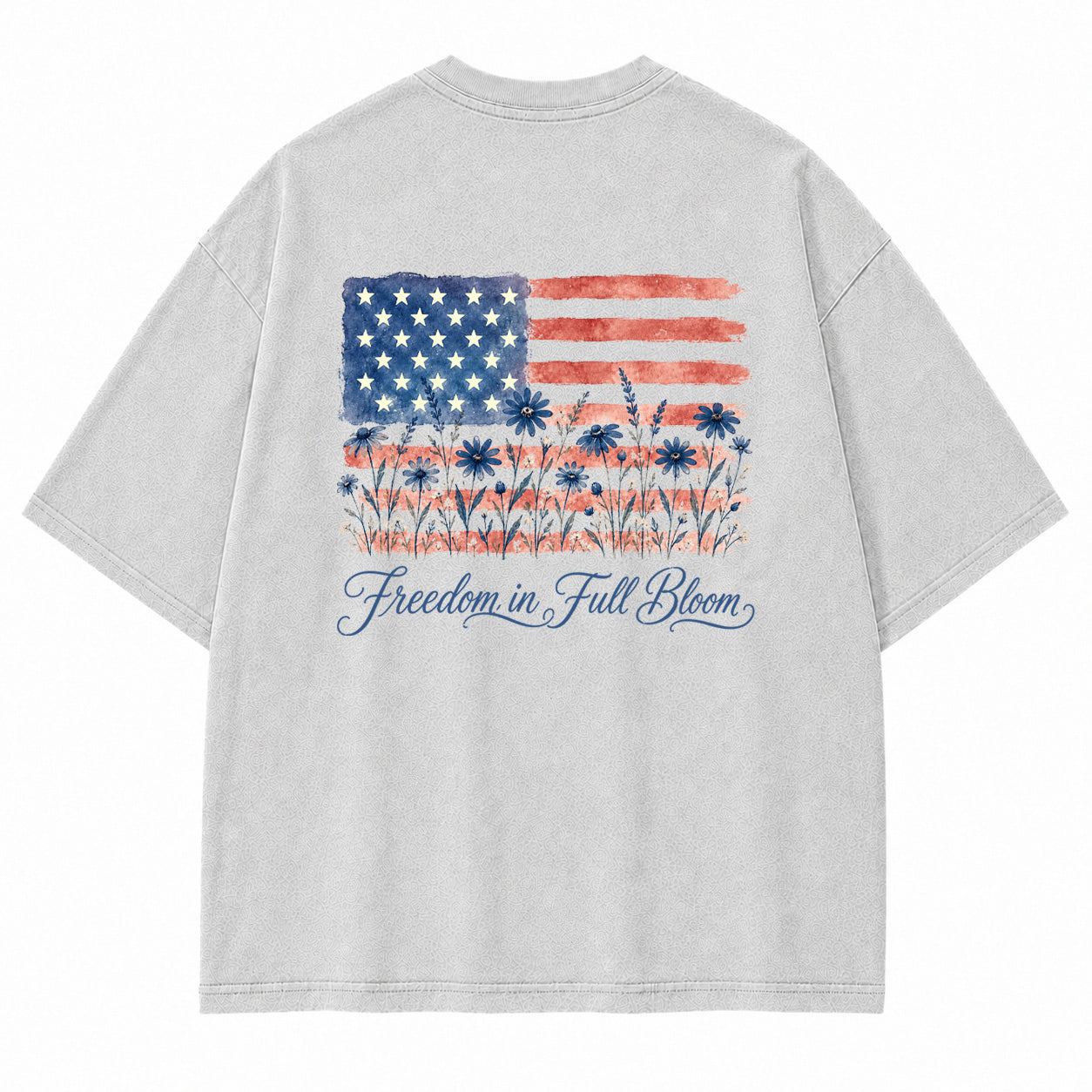 Liberty Bloom Wildflower Flag Graphic T-Shirt