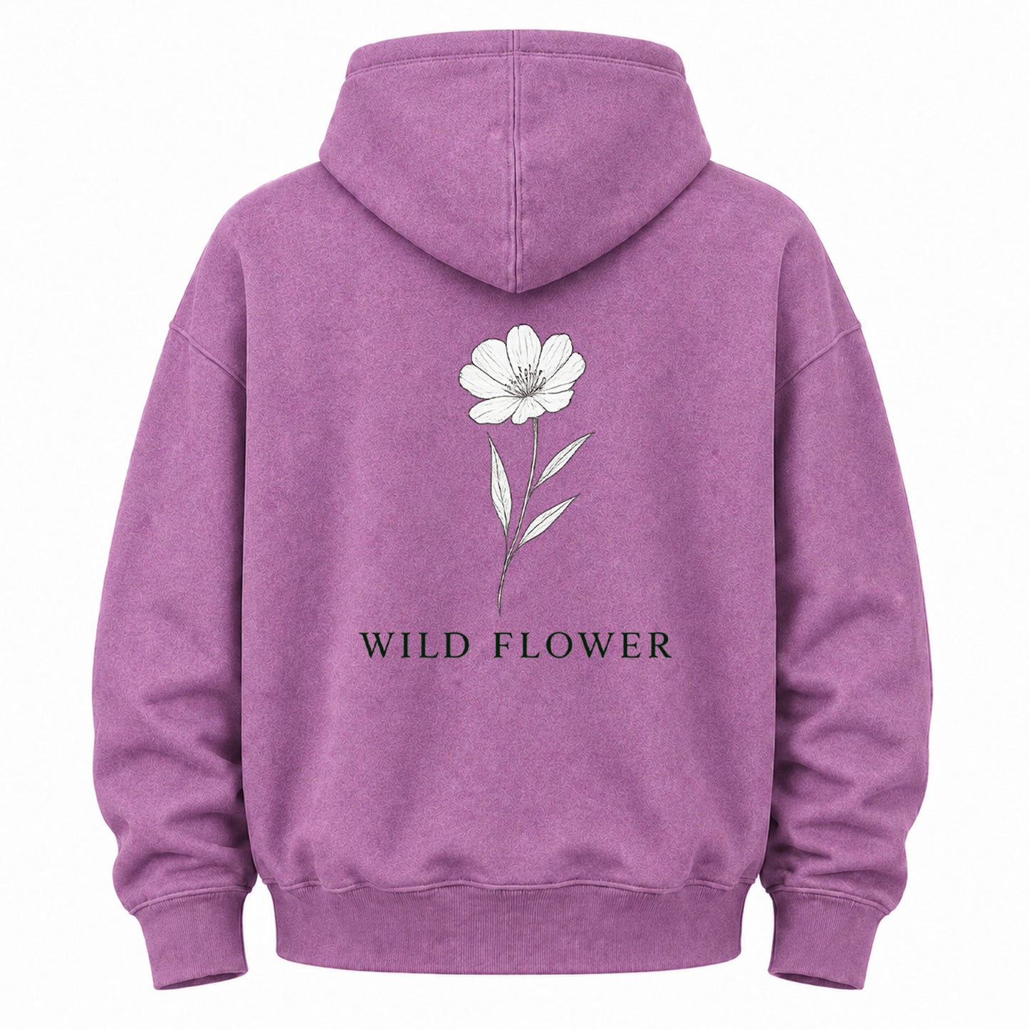 Single Stem Botanical Graphic Hoodie