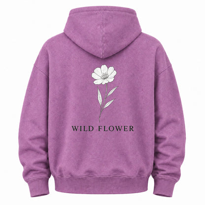 Single Stem Botanical Graphic Hoodie