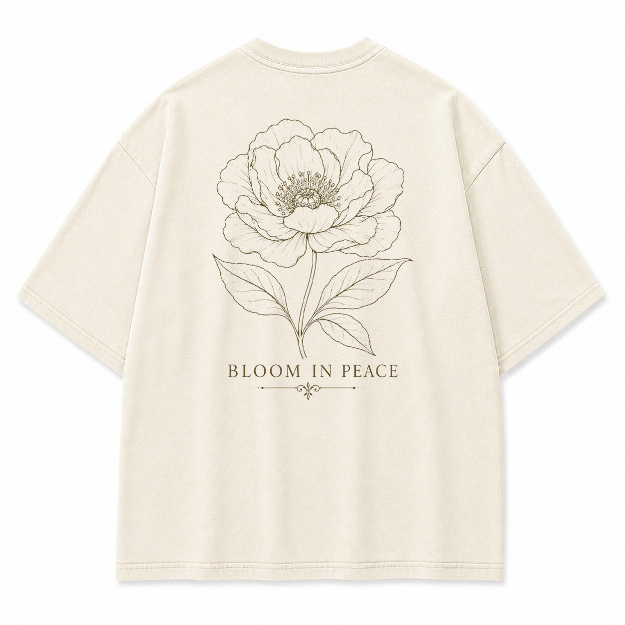 Bloom In Peace Floral Graphic T-Shirt