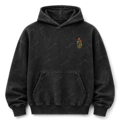 Where Peace Finds Me Vintage Mountain Washed Graphic Hoodie