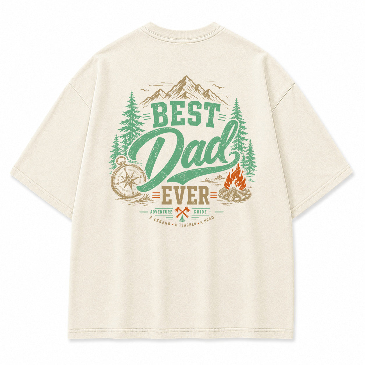 Best Dad Ever Outdoor Graphic T-Shirt