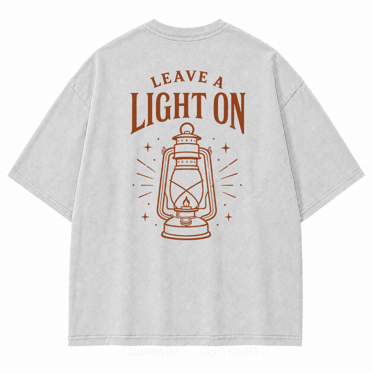 Leave A Light On Graphic Back Print Tee