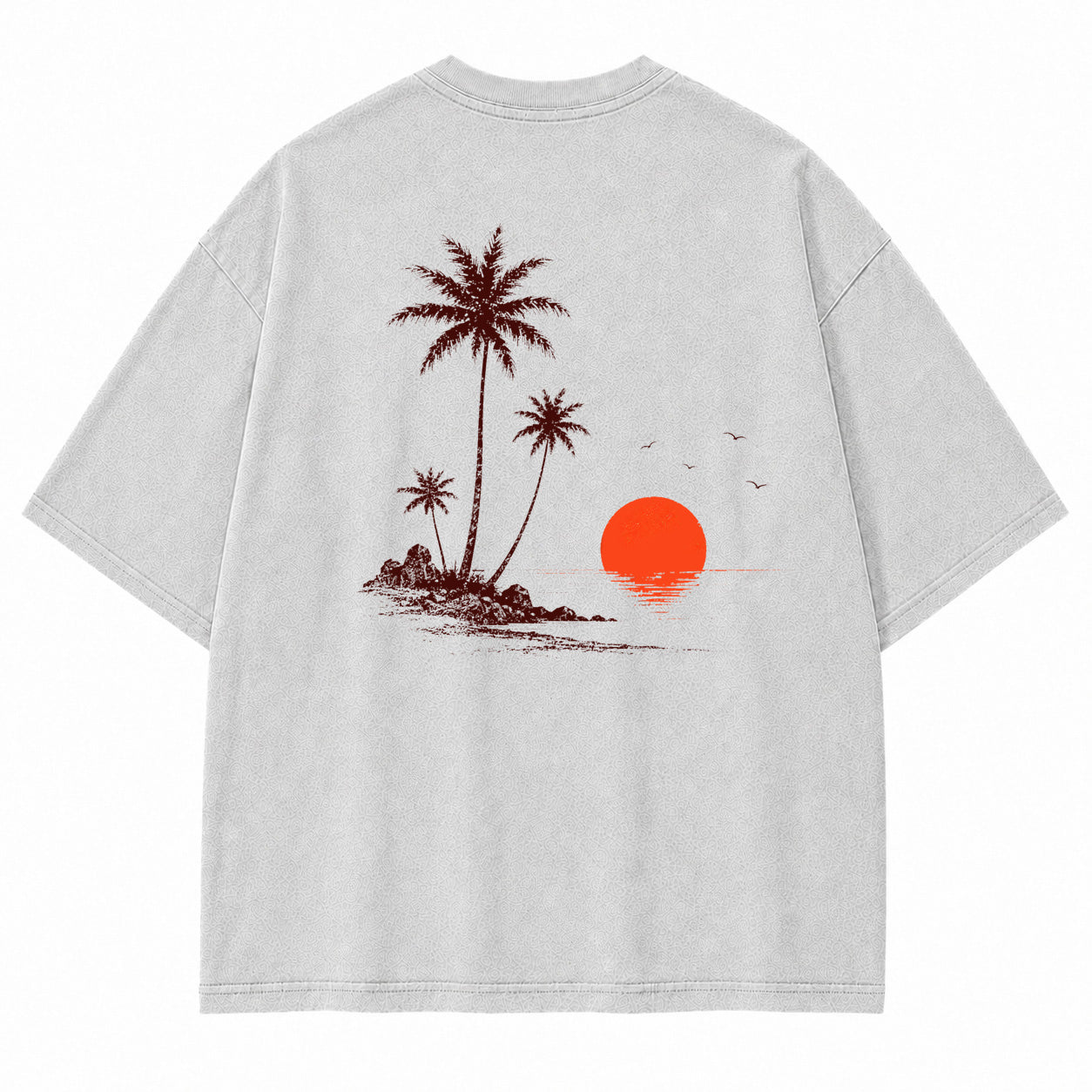 Sunset Shore Palm Island Graphic T-Shirt