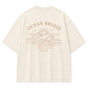 Ocean Breeze Minimal Graphic T-Shirt