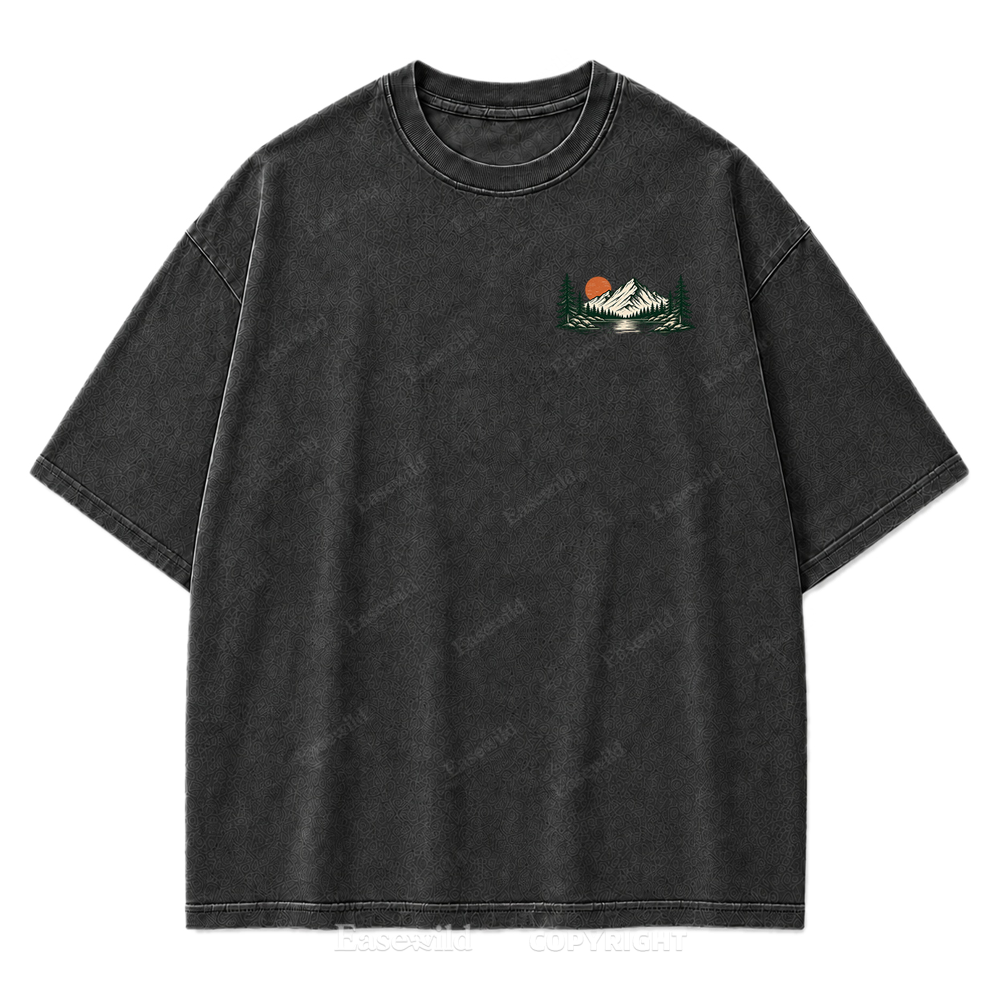 Campfire Evenings Outdoor Washed Print Tee