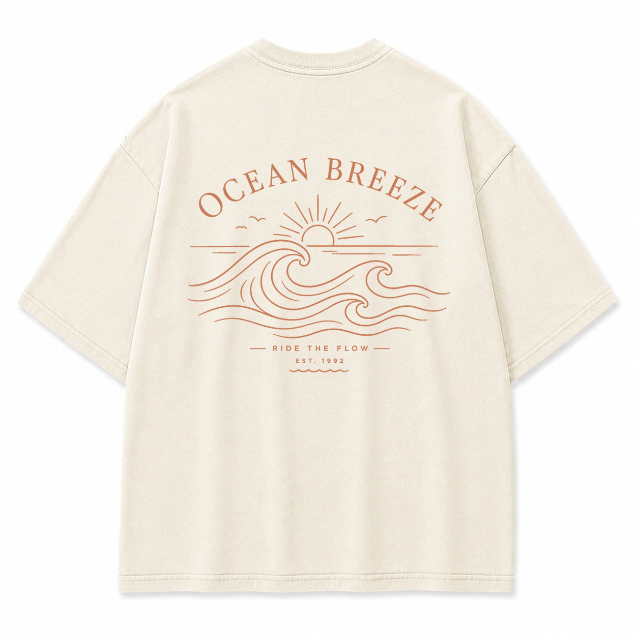 Ocean Breeze Minimal Graphic T-Shirt