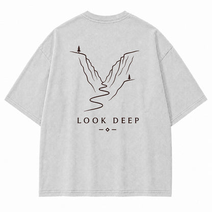 Look Deep Canyon River Graphic T-Shirt