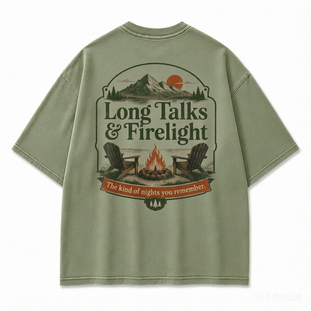 Long Talks & Firelight Graphic Tee