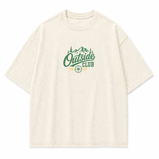 Find Me Outside Double-Sided Graphic T-Shirt