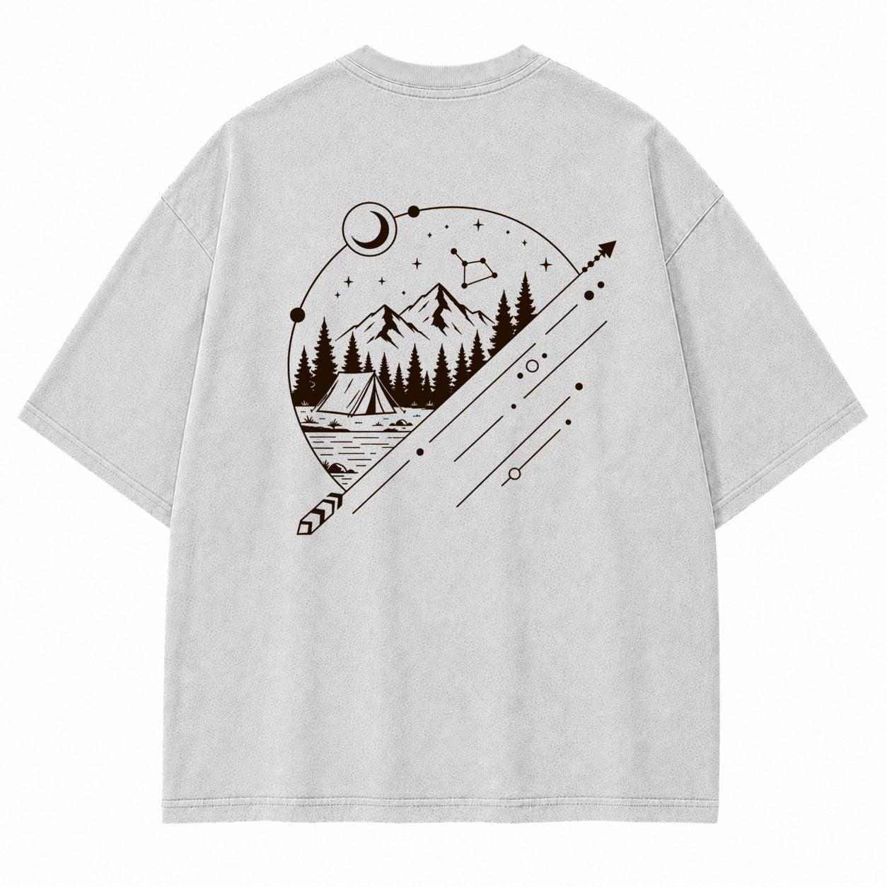 Celestial Mountain Camp Graphic T-Shirt