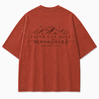 Faith Can Move Mountains Graphic T-Shirt