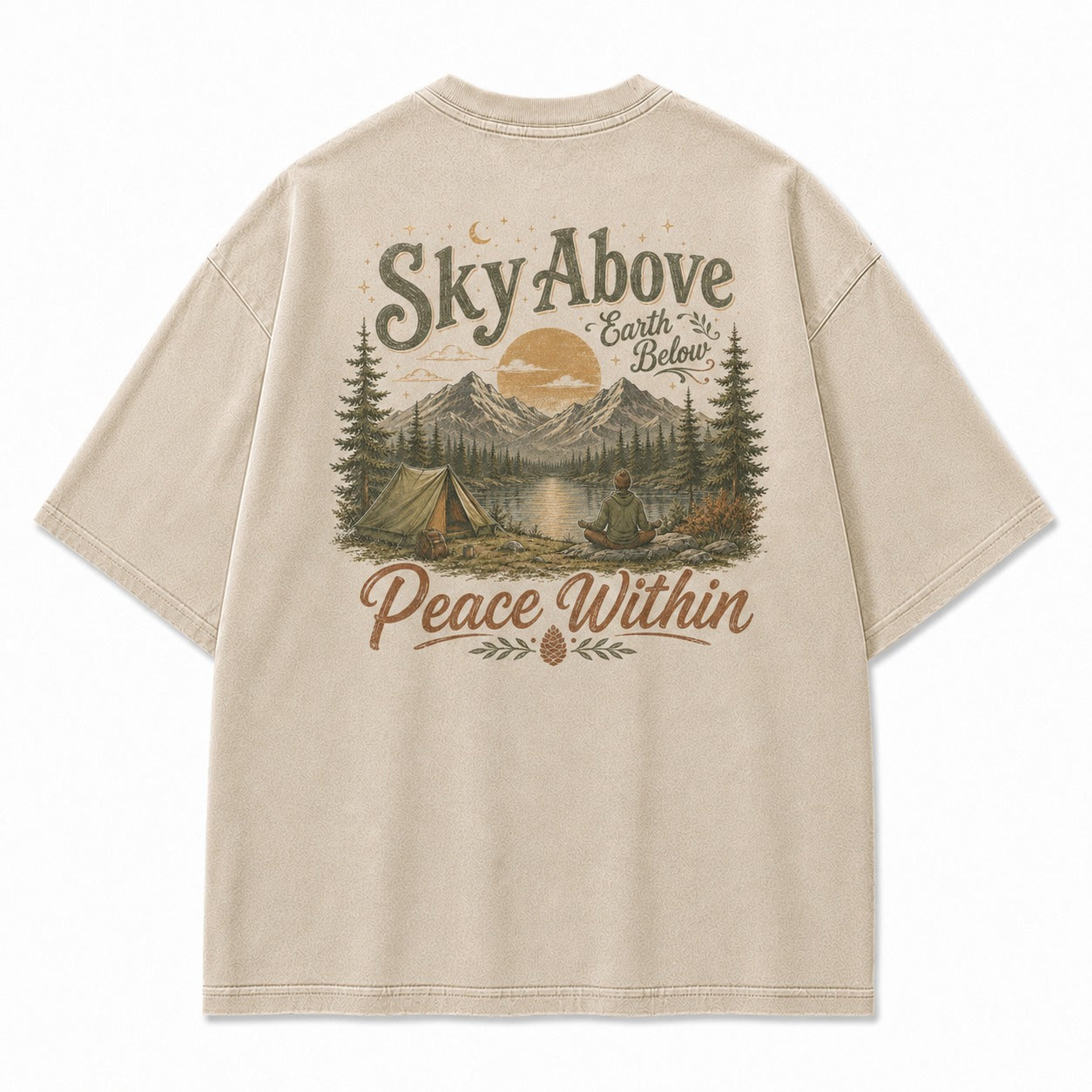 Peace Within Mountain Graphic Tee