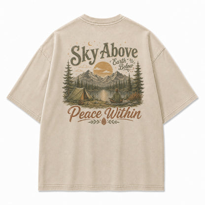 Peace Within Mountain Graphic Tee