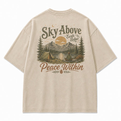 Peace Within Mountain Graphic Tee