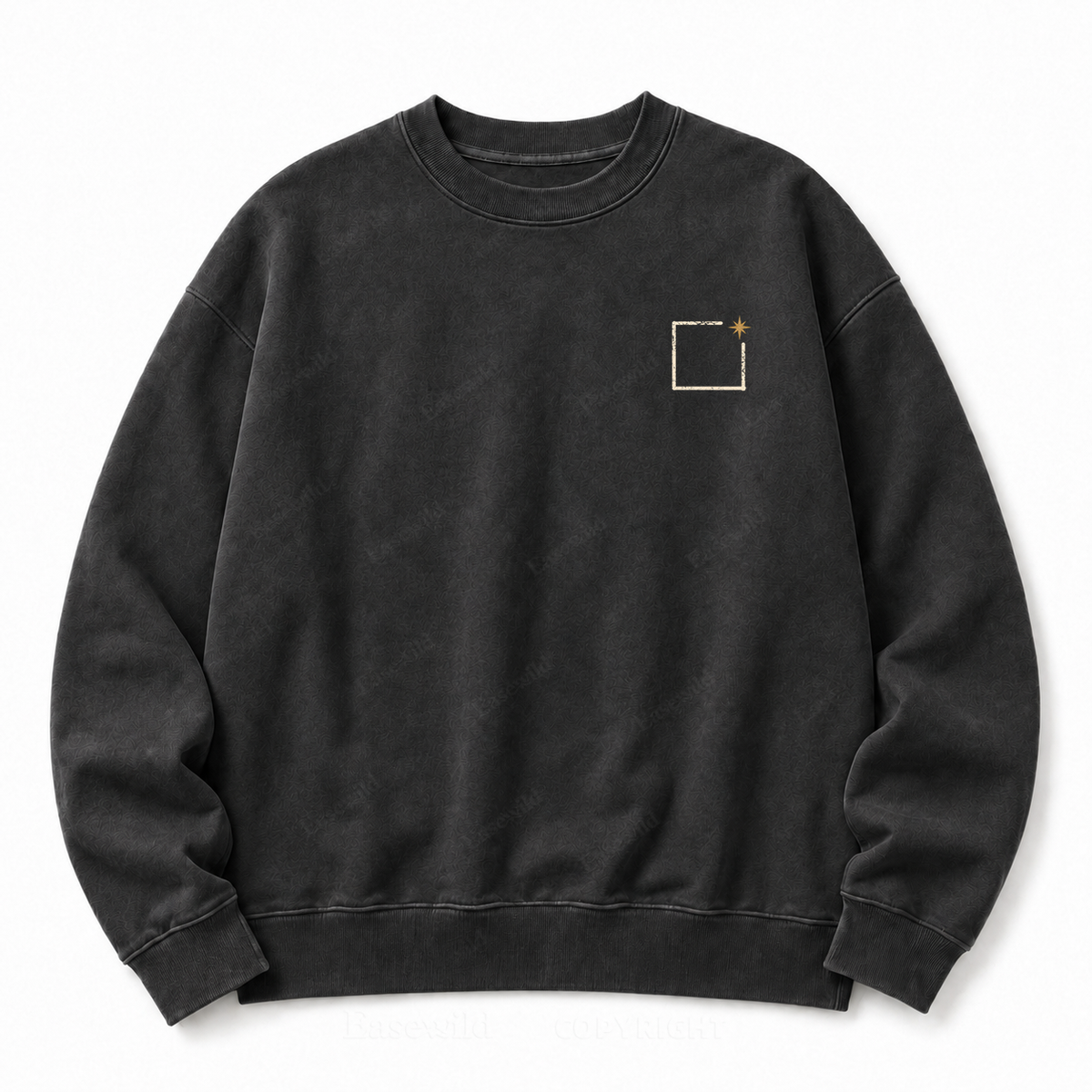 "Don't Box Me In" Graphic Washed Sweatshirt