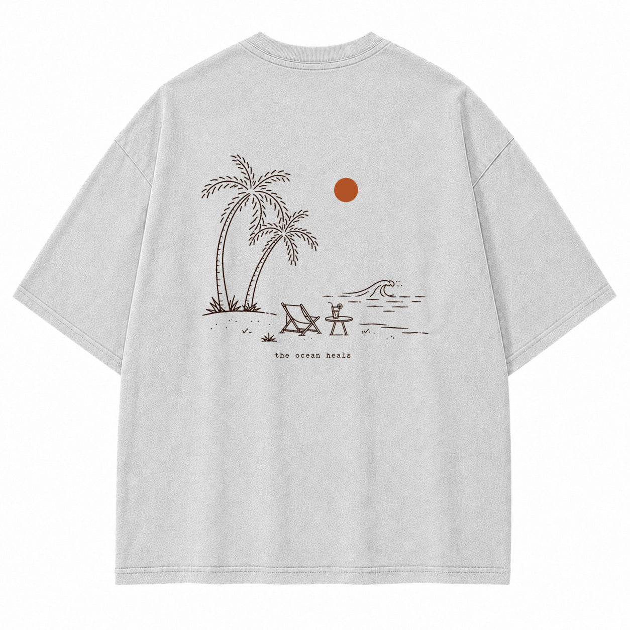 The Ocean Heals Beach Graphic T-Shirt