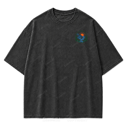 Mountain Escape Adventure T-Shirt mit Waschung