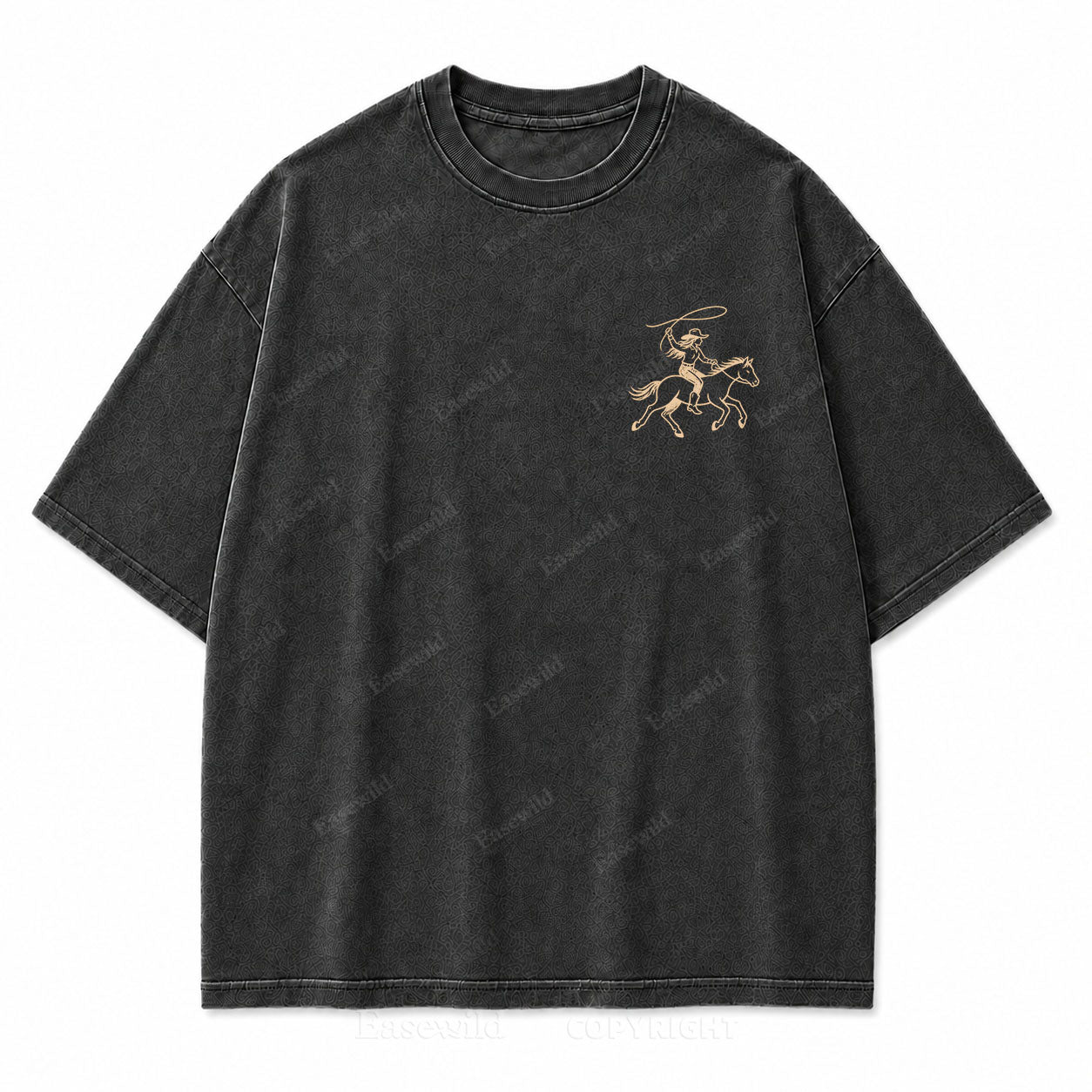 Coastal Cowgirl Club Washed Print Tee