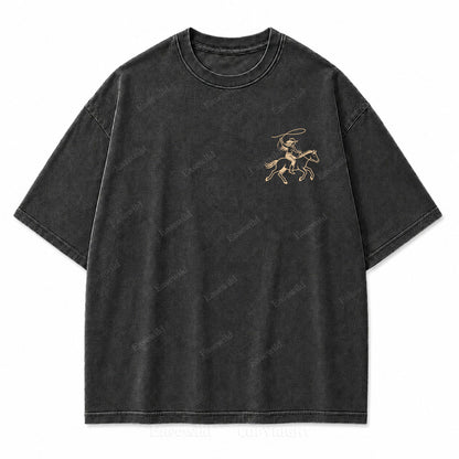 Coastal Cowgirl Club Washed Print Tee