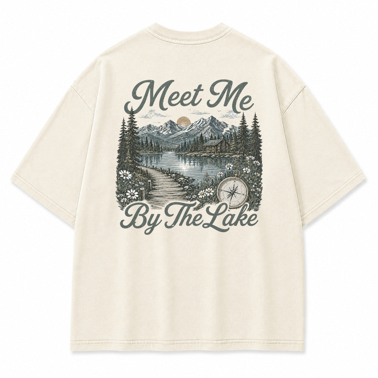 Meet Me By The Lake Graphic T-Shirt