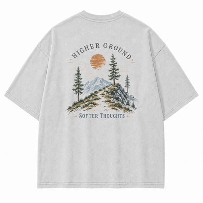 Higher Ground Softer Thoughts Graphic T-Shirt