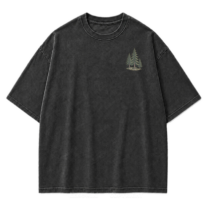 Go Where You Feel Most Alive Lake Washed Print Tee