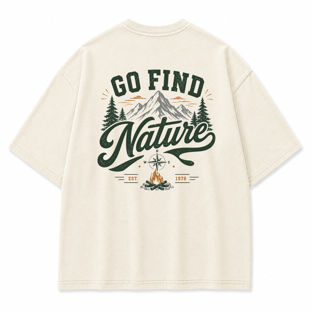 Go Find Nature Graphic T-Shirt