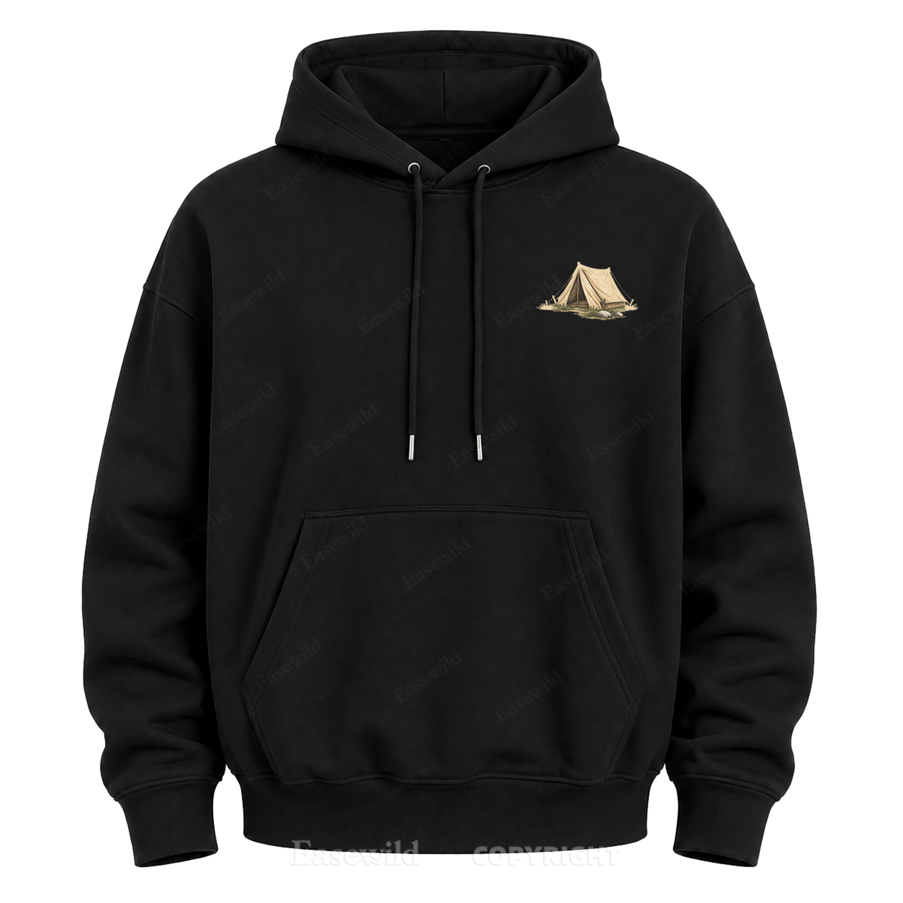 Camp Coffee Mornings Washed Graphic Hoodie