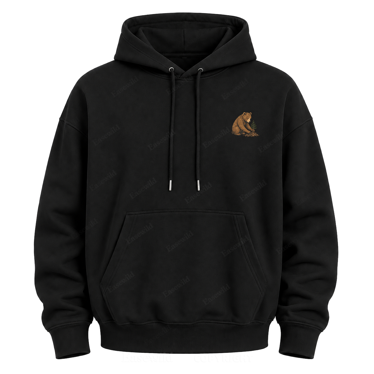 Leave It Better – Vintage Bear & Mountain Graphic Hoodie