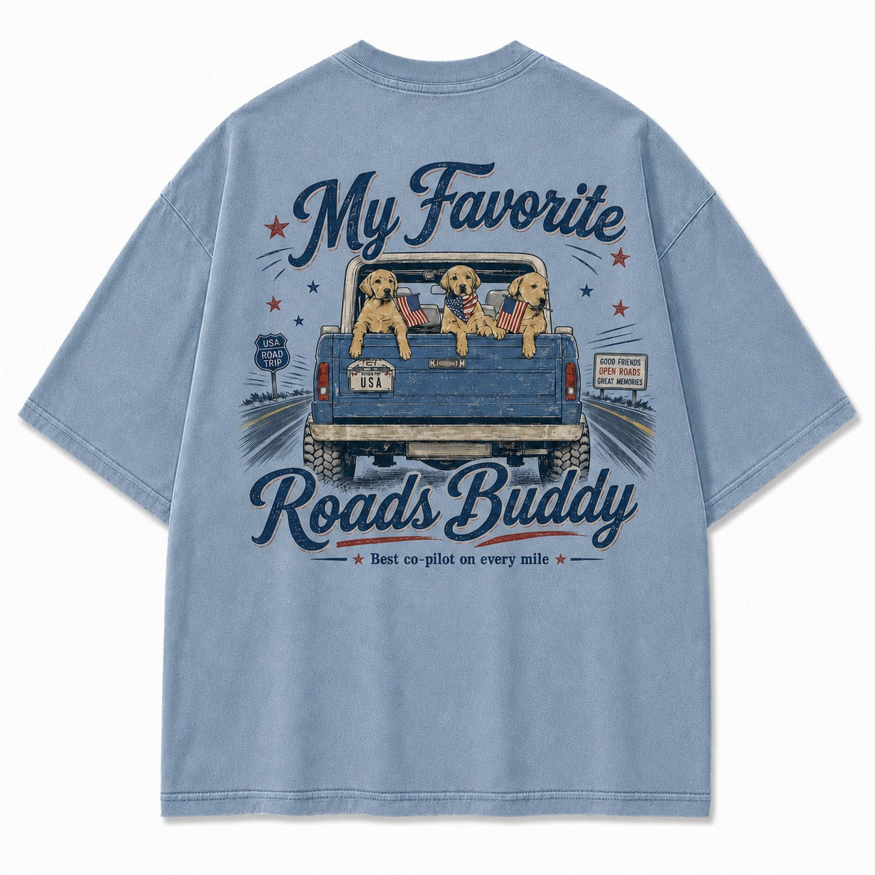 Favorite Road Buddy Graphic Tee