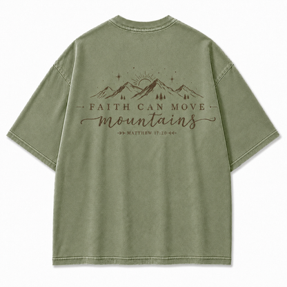 Faith Can Move Mountains Graphic T-Shirt
