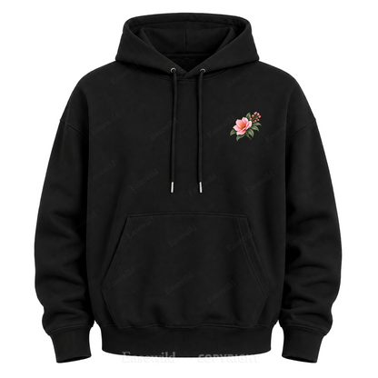 Softly Unfiltered Floral Graphic Hoodie