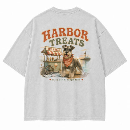 Harbor Treats Schnauzer Graphic T-Shirt