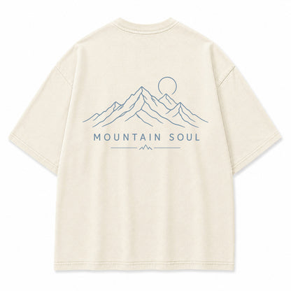 Mountain Soul Minimal Graphic T-Shirt