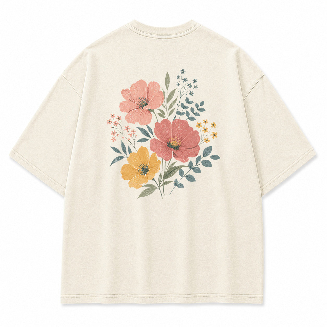 Soft Bloom Floral Graphic T-Shirt