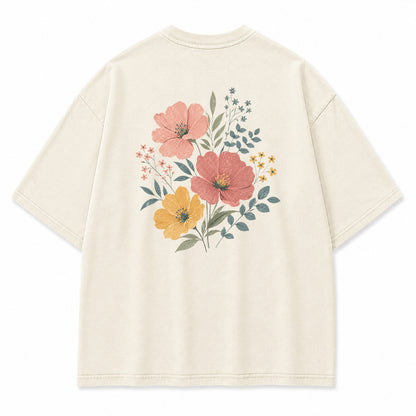 Soft Bloom Floral Graphic T-Shirt