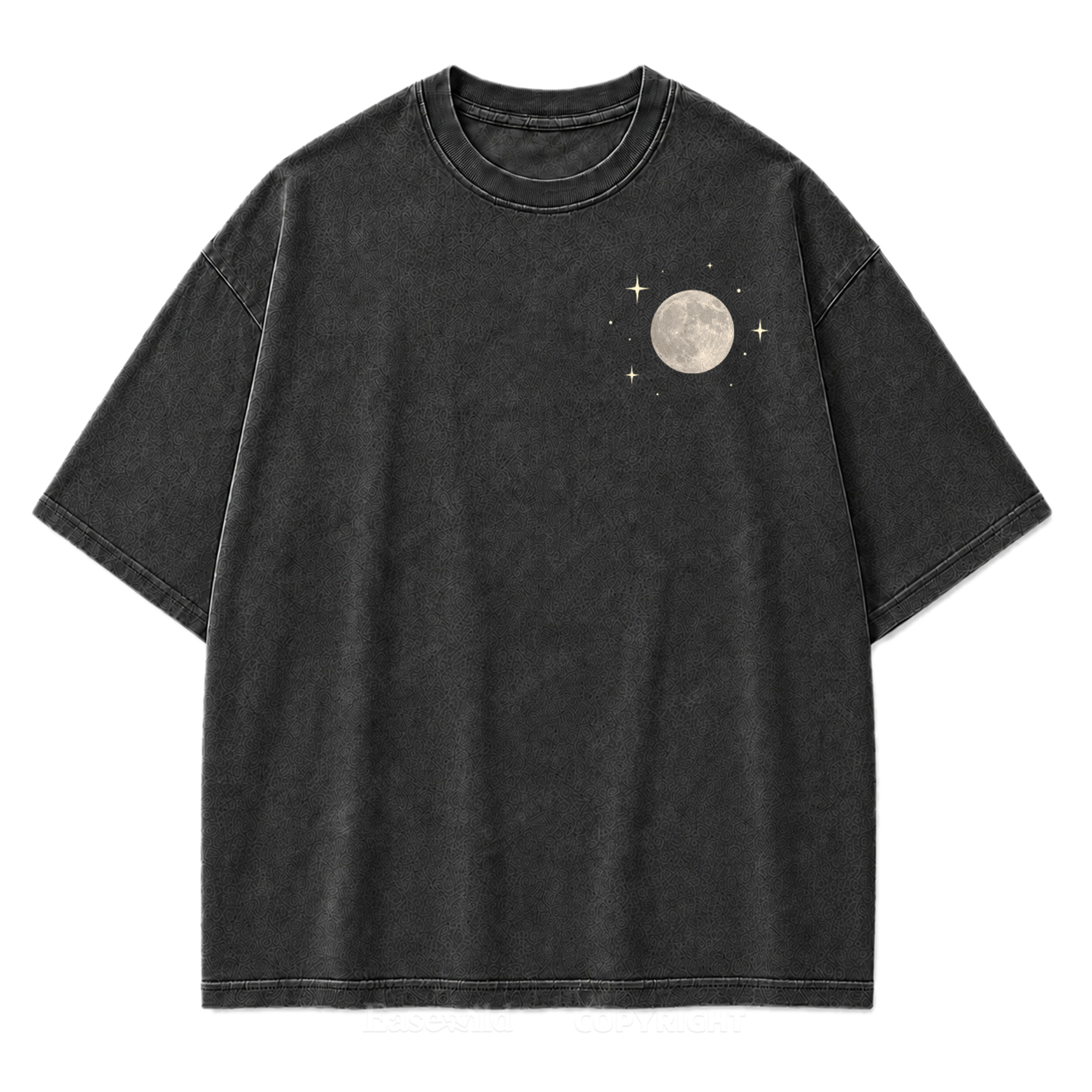 Moonlit Wilderness Washed Print Tee